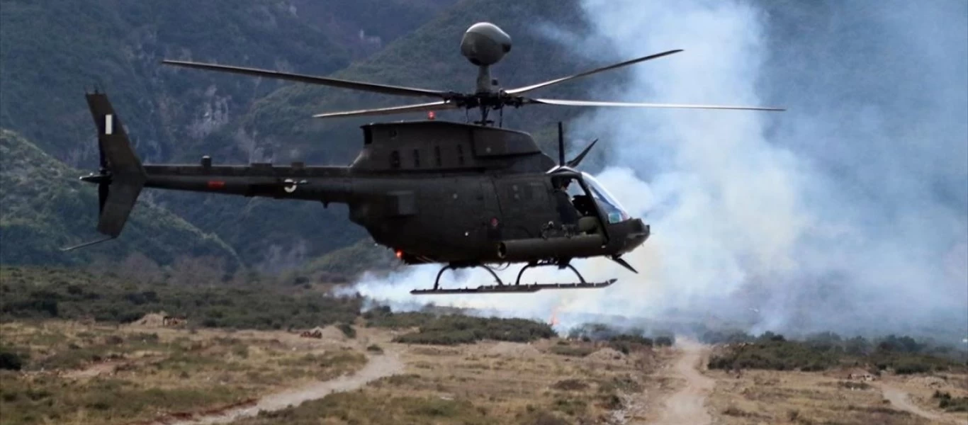 Στην κορυφή του Ολύμπου τα OH-58 Kiowa Warrior της Αεροπορίας Στρατού